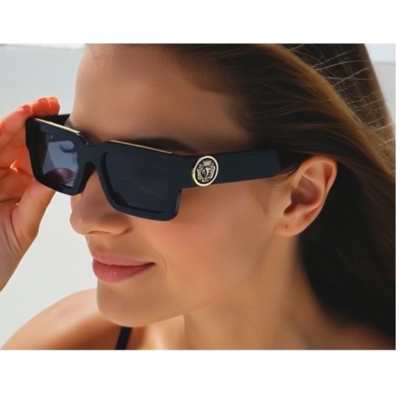 Accessories - Vintage Oversized Sunglasses Women‎ Fashion Brand Big Frame Sun Glasses Female